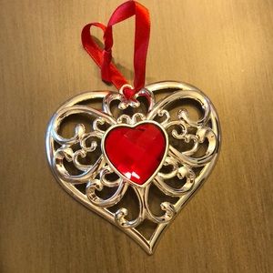 Lenox Bejeweled Heart Ornamenr